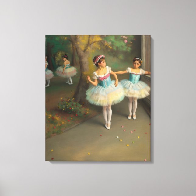 Toile Bailarinas en el estilo romántico (Recto)