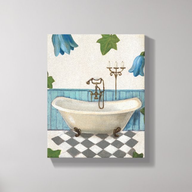 Toile Bain à fleurs Bell (Recto)