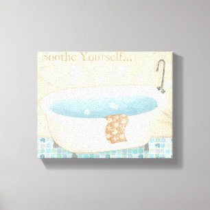 Toile Bain en mosaïque