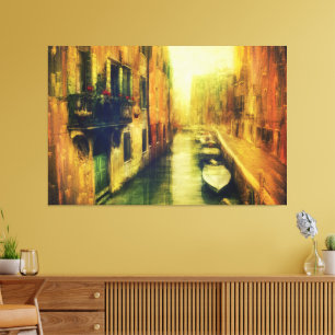 Toile Balcon du Canal de Venise