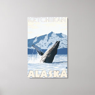Toile Baleine à bosse - Ketchikan, Alaska