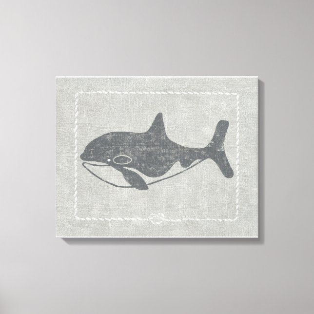Toile Baleine tueuse marine (Recto)
