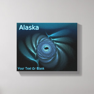 Toile Baleines de glace - Alaska