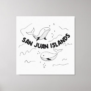 Toile Baleines des îles San Juan