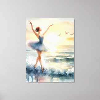 Toile Ballerina Dancing on the Ocean