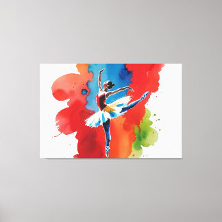 Toile Ballet con la fuerza expresiva del arte abstracto