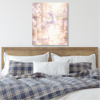 Toile Ballet Crystal Deer Canvas Print