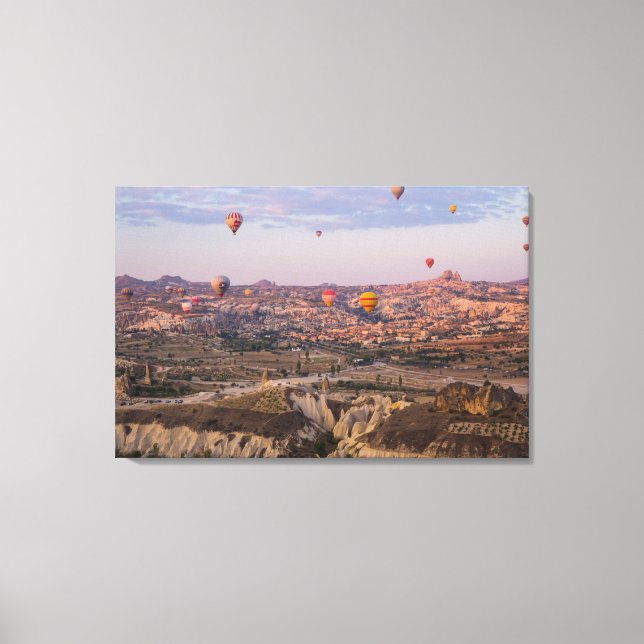 Toile Ballons à air chaud au-dessus de la Cappadoce (Recto)