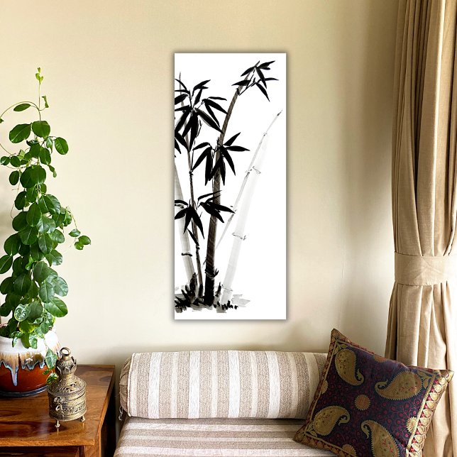 Toile Bambou noir - Encre (Créateur téléchargé)