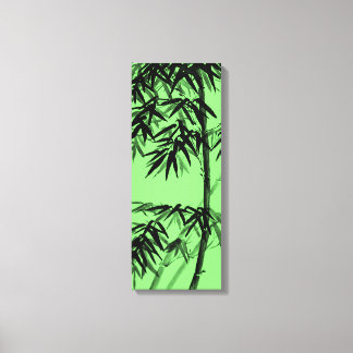 Toile Bambou - vert olive - bw