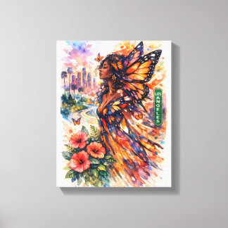 Toile Banana Moon Over Turquoise Seas