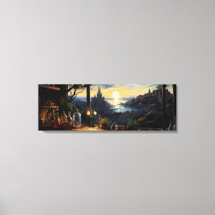 Toile Banc Magic Workshop surplombant une baie d'Imagina