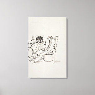 Toile Bande dessinée de William Morris (1834-96) lisant