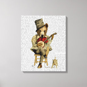 Toile Banjo Bear