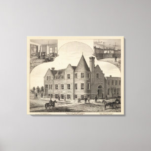 Toile Banque du comté de Phillips, Phillipsburg, le