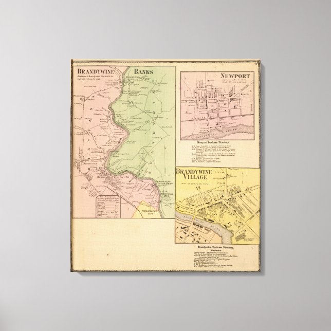 Toile Banques de Brandywine (Recto)