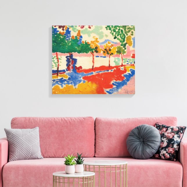 Toile Banques fluviales | Andre Derain | (Insitu(Salon))