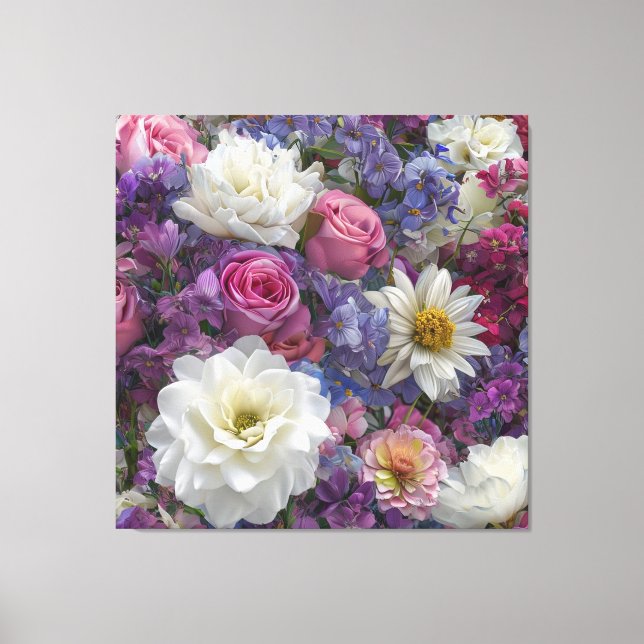 Toile Banquet de fleurs (Recto)