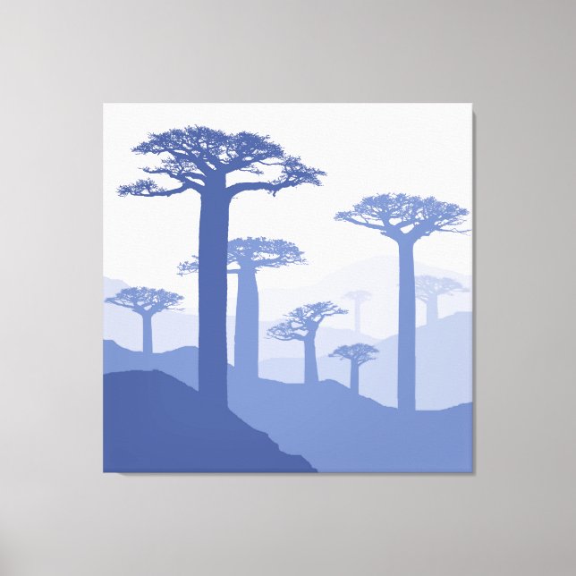 Toile Baobab - L'arbre de vie (Recto)