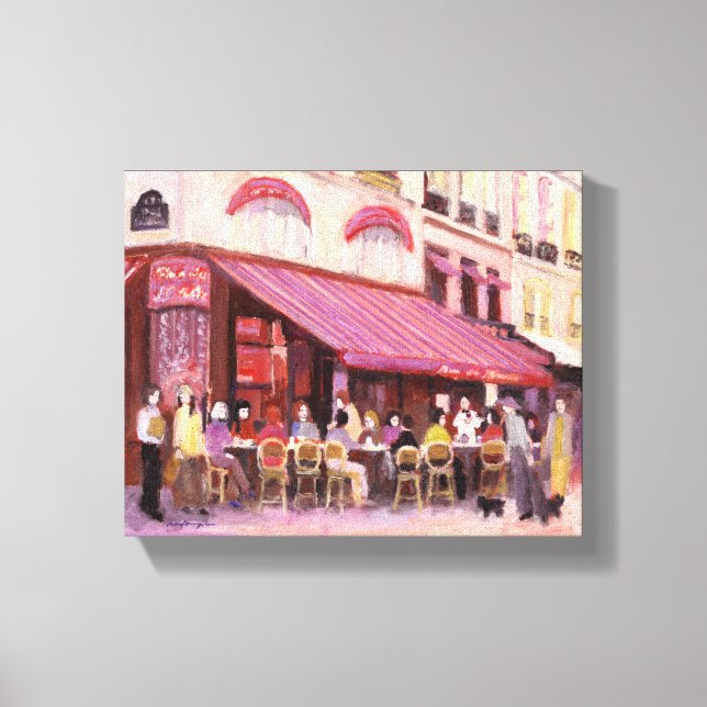 Toile Bar Café Paris (Recto)