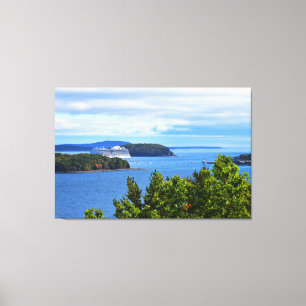 Toile Bar Harbour Diptych