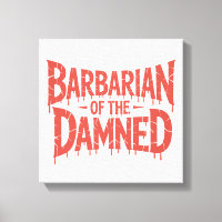 Barbarde de l'horreur gothique Damné