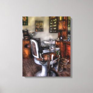 Toile Barber - La chaise du barbier