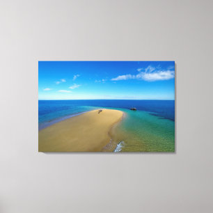 Toile Barre de sable et île d'Ibos du dhaw  , Mozambique