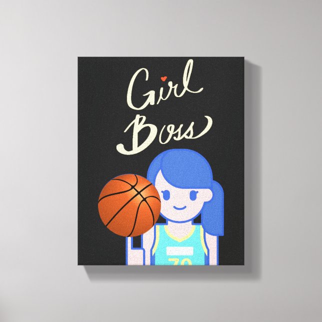 Toile Basket-ball féminin (Recto)