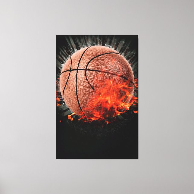 Toile Basket flamboyant (Recto)