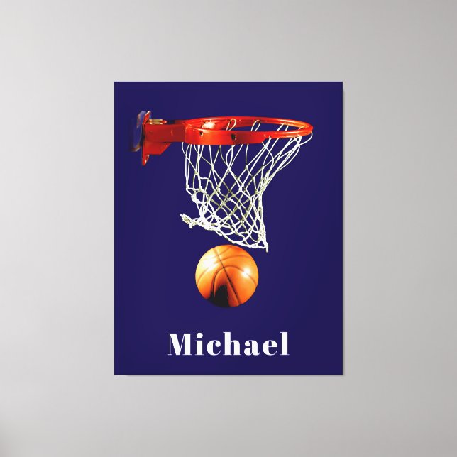 Toile Basketball Replace with Your Name (Recto)