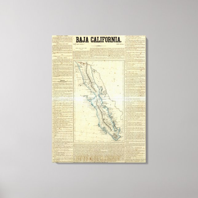 Toile Basse Californie, Mexique (Recto)