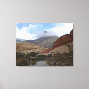 Toile Bassin de calicot de scène de désert du Nevada