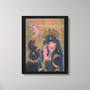 Toile Bastet Art de la déesse égyptienne par Renee Lavoi