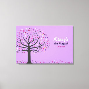 Toile Bat mitzvah Abstrait Arbre de vie Connexion Bureau