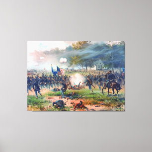 Toile Bataille d'Antietam Thure de Thulstrup 1887 Restau