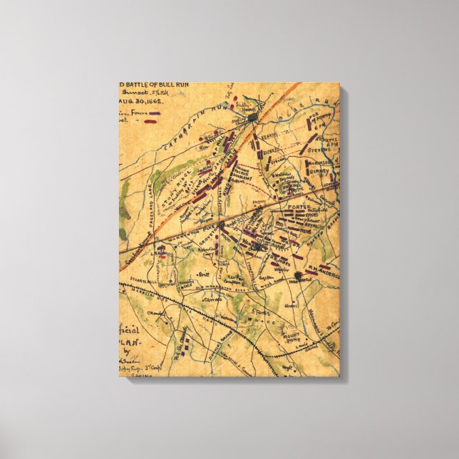 Toile Bataille de Bull Run 3 (Recto)