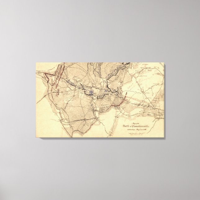 Toile Bataille de Chancellorsville 2 (Recto)