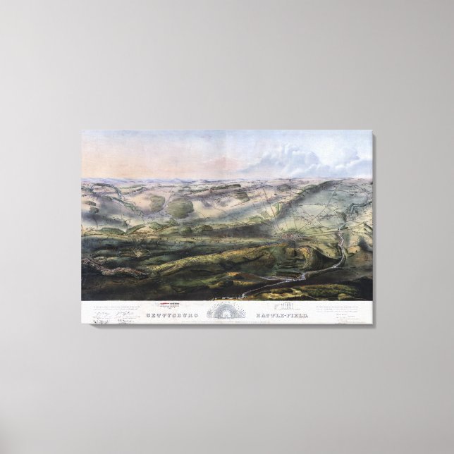 Toile Bataille de Gettysburg 2 (Recto)