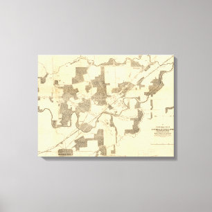 Toile Bataille de Stones River - Guerre civile Panoramiq