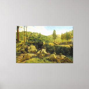 Toile Bataille du Mortain par Keith Rocco