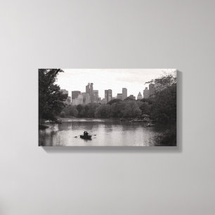 Toile Bateau à Central Park NYC (Toile)