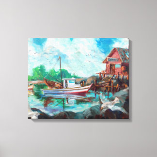 Toile Bateau à crevettes
