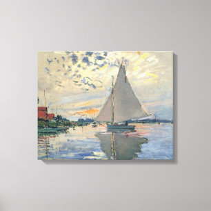 Toile Bateau à voile de Monet Impressionnisme français C