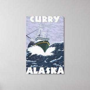 Toile Bateau de pêche - Curry, Alaska