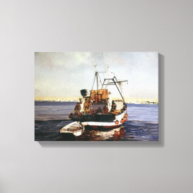 Toile Bateau de pêche/Pesqueiro/Fishing boat (Recto)