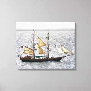 Toile Bateau de pirate