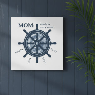 Toile Bateau du patrimoine maritime Volant de navire Nom