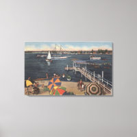 Bateau et natation sur Newport Bay