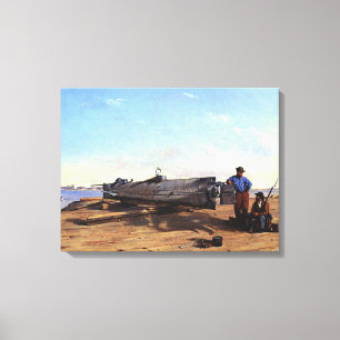 Toile Bateau torpilleur sous-marin HL Hunley C Chapman 1